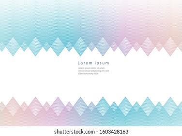 Abstract line holographic wave. Futuristic. Modern surface design style. Packaging wrap paper. Banner, greetings card, poster 