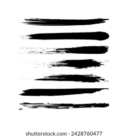 Abstract line icons. Silhouette style. Vector icons