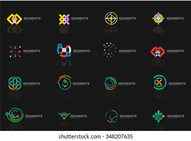 Abstract line logo collection. Vector illustration
