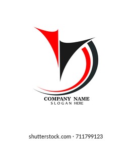 abstract line logo concept