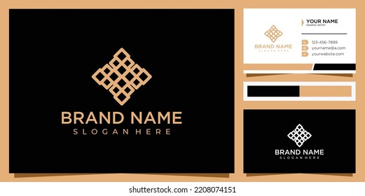 Abstract line logo design idea
