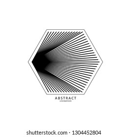 Abstract line logo design. Vector logo template. 