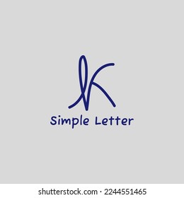 Abstract line logo forming a letter.