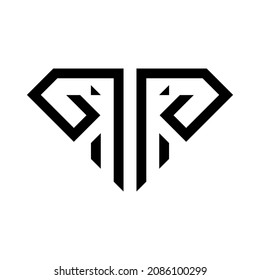 Abstract Line Logo Tattoo Vector Illustration.