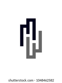 abstract line logo template