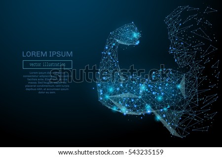 Similar – Image, Stock Photo flexed Abstract lines