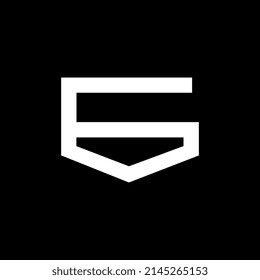 abstract line modern logo design