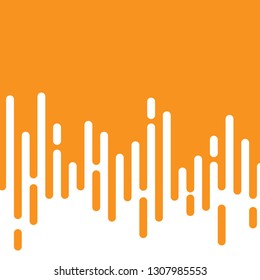 Abstract line on white background, vector. Trendy abstract line background for cover, wallpaper and banner. Modern backdrop for brochure, layout and flyer. Creative art concept, vector illustration