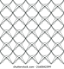 línea abstracta sobre el fondo blanco del vector de patrón sin soldadura.