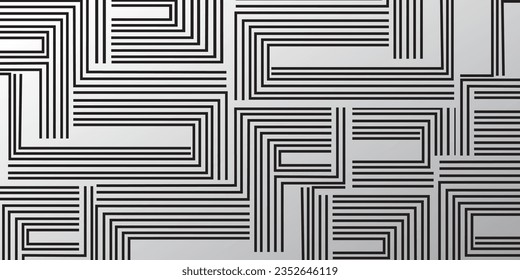 Abstract line panel modern technology background