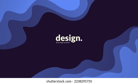 Abstract line paper cut background. Blue color background, suitable for banner, poster, brochure, flyer, or presentation background.
