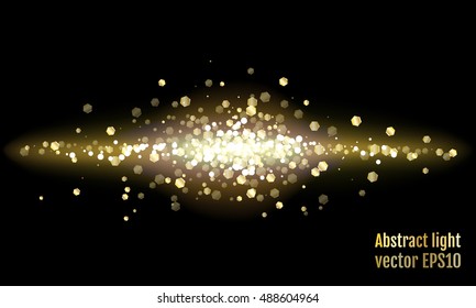 Abstract line of particles. Vector illustration for your graphic design.
