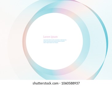 Abstract line pastel wave. Futuristic. Wonderful background in pastel tone. Modern surface design style. Vector illustration. Packaging wrap paper. Banner, Business card, Poster, Cover, Pattern.