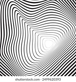 abstract line pattern art can be used background.