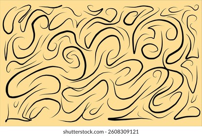Abstract Line pattern art style background