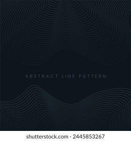 Abstract Line Pattern Background Vector Design