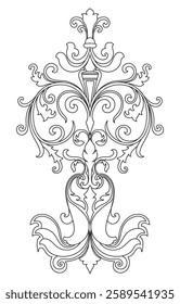 abstract line pattern Black lines on a white background for fabric patterns. Decorative carpet