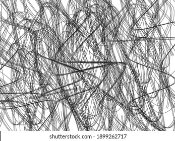Abstract line pattern. Chaotic lines pattern. Hand drawn chaotic abstract lines pattern. 