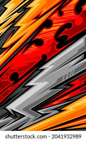 abstract line pattern for extreme sport jersey team