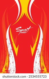 Abstract line pattern for extreme sport jersey team Vector Template EPS 10