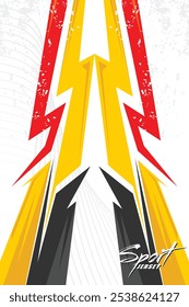 Abstract line pattern for extreme sport jersey team Vector Template EPS 10