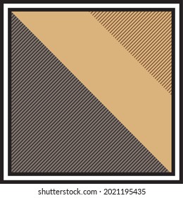 Abstraktes Linienmuster des Schals. Bandanas, Pareos, Kissen, Heimtextilien. Abstrakter, moderner Hintergrund für Textilschal, Decken, Kissen, Serviette, Hijab.