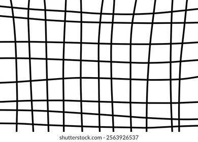 Abstract line pattern simple grid. Hand drawn grid .Asymmetric geometric square.
