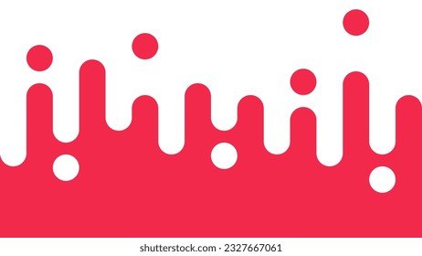 abstract line rounded geometric pink white halftone pink strawberry color, wallpaper poster print background wallart, vector illustration design