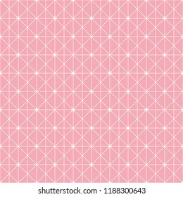 abstract line seamless pattern on pink background