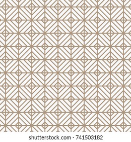 Abstract Line Seamless Vector Pattern. Geometric texture. Repeating background.