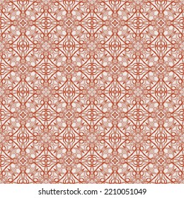 abstract line and shading mandala abstract seamless pattern background, indian decorative fabric fashion culture ornament.