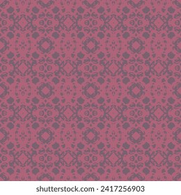 Abstract line shape flowers geometric motif basic pattern continuous background. Bizarre Art Illustration