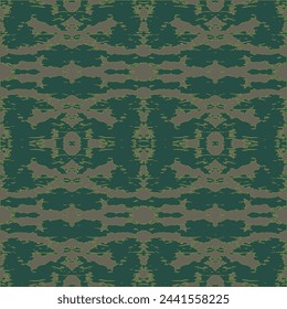 Abstract line shape flowers geometric motif basic pattern continuous background. Bizarre Art Illustration