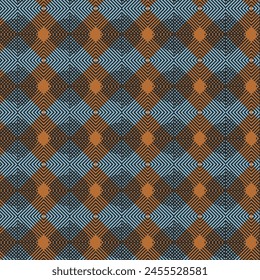 Abstract line shape flowers geometric motif basic pattern continuous background. Oriental style damask floral tile modern lux fabric design textile swatch ladies dress, man shirt all over print block.