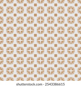 Abstract line shape flowers geometric motif basic pattern continuous background. Oriental style damask floral tile modern lux fabric design textile swatch ladies dress, man shirt all over print block