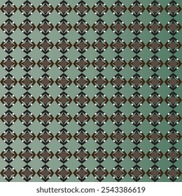 Abstract line shape flowers geometric motif basic pattern continuous background. Oriental style damask floral tile modern lux fabric design textile swatch ladies dress, man shirt all over print block