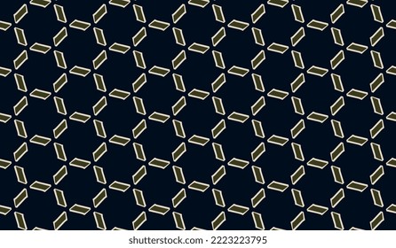 Abstract line shape geometric motif basic pattern continuous background. Modern fabric design textile swatch ladies dress, men's shirt all over print block. High resolution image, digital illustration