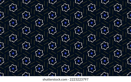 Abstract line shape geometric motif basic pattern continuous background. Modern fabric design textile swatch ladies dress, men's shirt all over print block. High resolution image, digital illustration