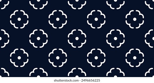 Abstractas línea forma geométrica motivo elegante patrón de fondo ornamentado sin fisuras. Arte floral del concepto del ornamento de las flores. Vestido de las señoras de la muestra textil del diseño de la tela moderna, camisa del hombre por todo el bloque de la impresión.
