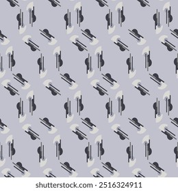 Abstract line shape geometric motif basic pattern continuous background. Oriental style tile modern lux fabric design textile swatch. 