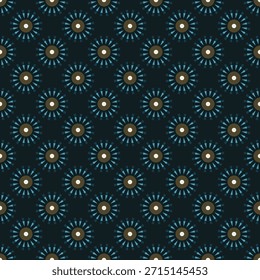 Abstractas línea forma geométrica motivo elegante patrón de fondo ornamentado sin fisuras. Arte floral del concepto del ornamento de las flores. Vestido de las señoras de la muestra textil del diseño de la tela moderna, camisa del hombre por todo el bloque de la impresión.