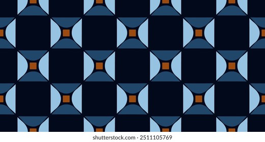 Abstract line shape pattern seamless vector background. Modern stylish ornament with small repeating elements. Minimal geometric design fabric, textile, wallpaper. Easy to recolor allover print block.