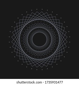 Resumen de línea de forma tecnología efecto de banda de color oscuro fondo de fondo
