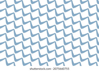 Abstract line shapes elegant geometric motif pattern continuous background. Modern fabric design textile swatch all over print block. Vector graphic monochrome geometrical backdrop.