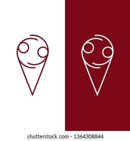 Abstract line sign/logo design. Vector image.