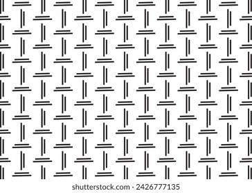 abstract line simple black and white pattern design.