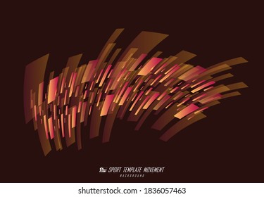Abstract line sport design pattern shape artwork background. Decorate for ad, poster, artwork, template design, print. illustration vector eps10