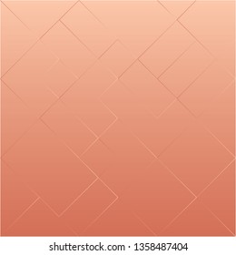 Abstract line square on white color background, vector illustration