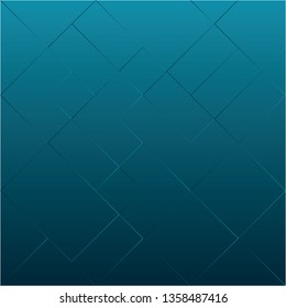 Abstract line square on white color background, vector illustration