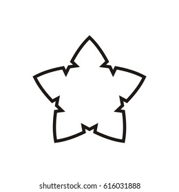 Abstract Line Star